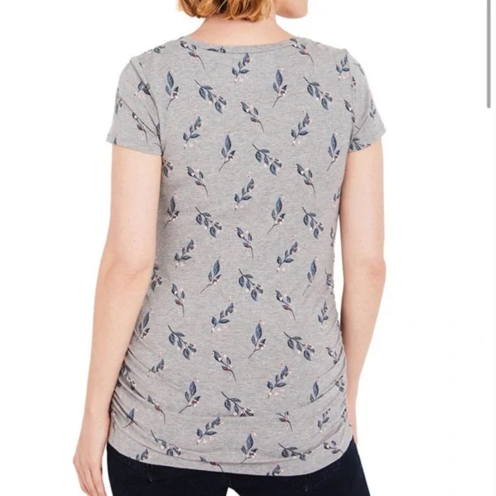 Motherhood Maternity Ruched T-Shirt - Picture 2 of 2